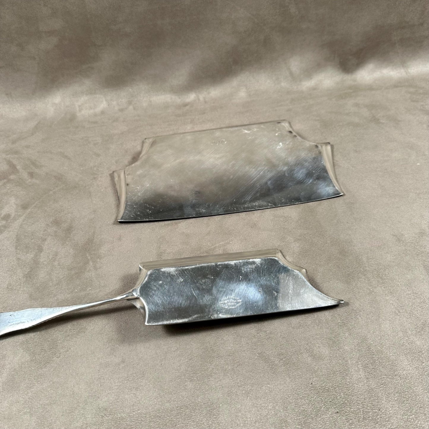 Vintage Silver Plated Crumb Tray HJ Linton Paris Made in England 1900