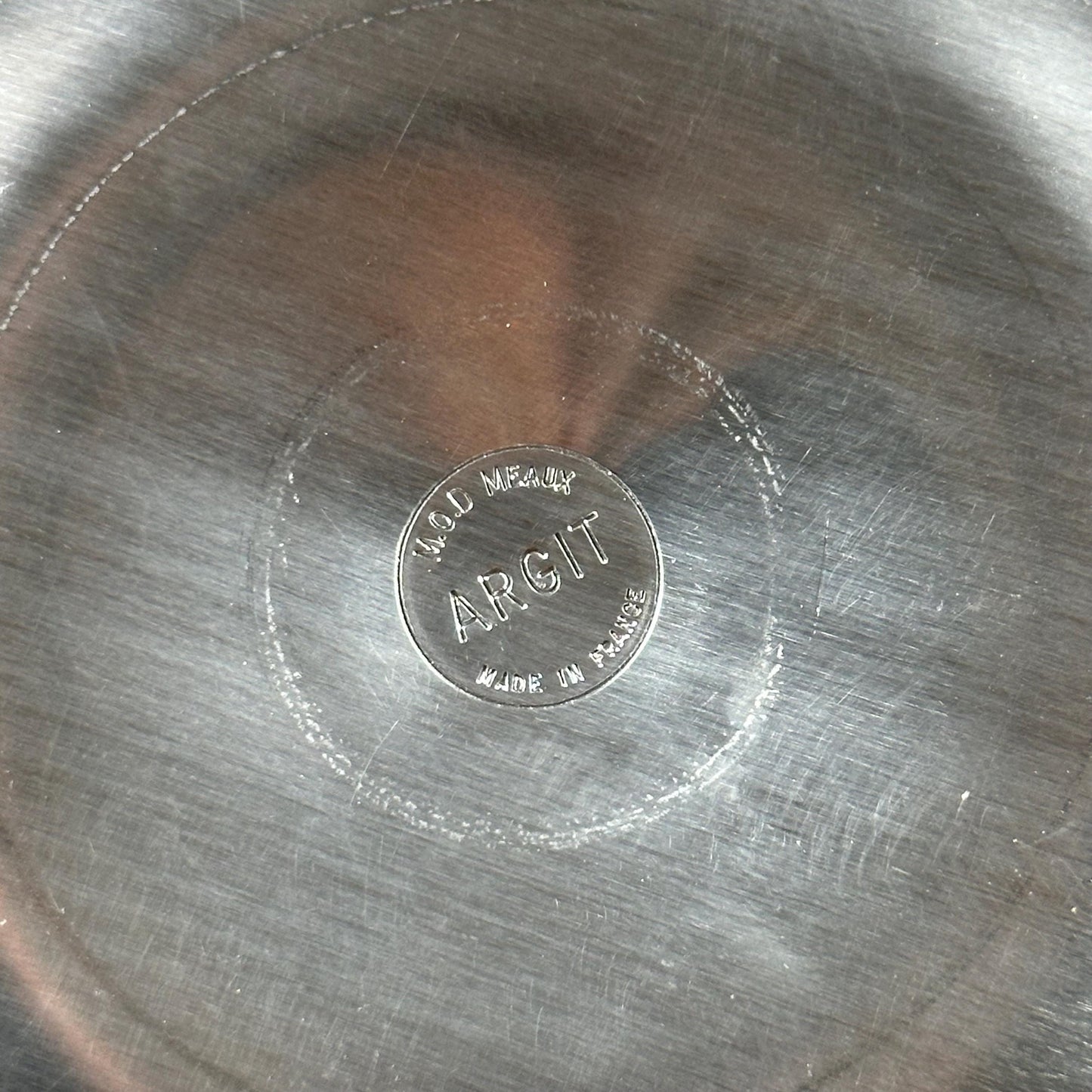 Seau à champagne vintage Heidsieck en aluminium Années 1980