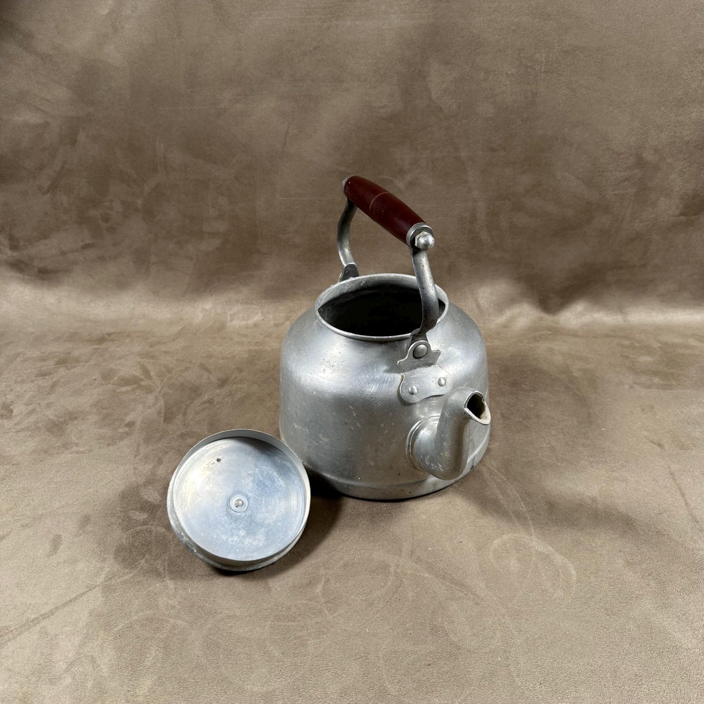 Aluminum Kettle by Tournus, Made in France, Vintage 1950