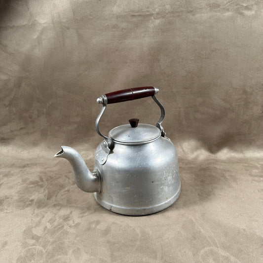 Aluminum Kettle by Tournus, Made in France, Vintage 1950
