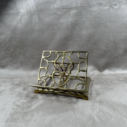 Metal Book Holder, Bible Holder Made in France, Vintage 1900
