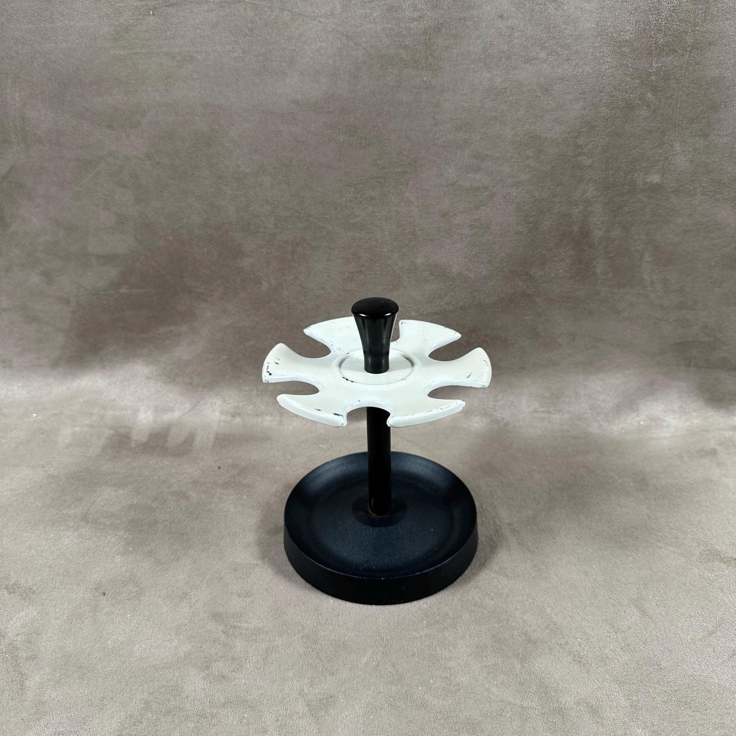 Rotating Stamp Holder for 6 Desk Stamps Stamp Carousel | Vintage Industrial 1960