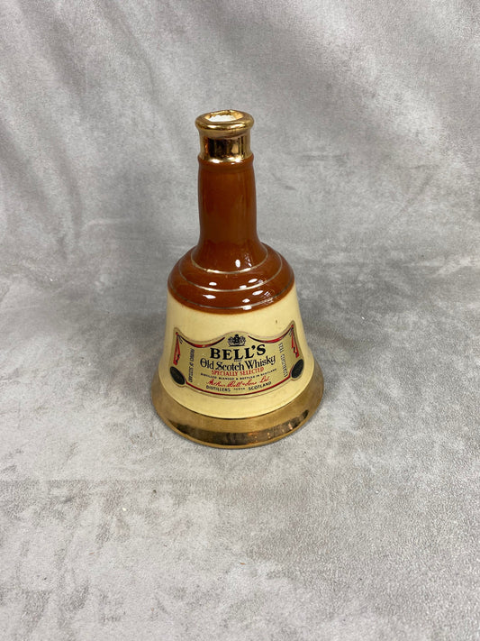 Ceramic Advertising Jug, Bell's Whisky, Made in England, Vintage 1980