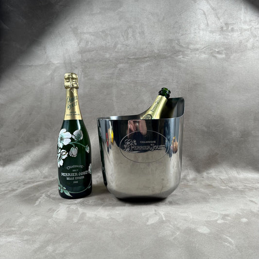 SELTENER versilberter Champagnerkühler von Perrier-Jouët, 1970er Jahre