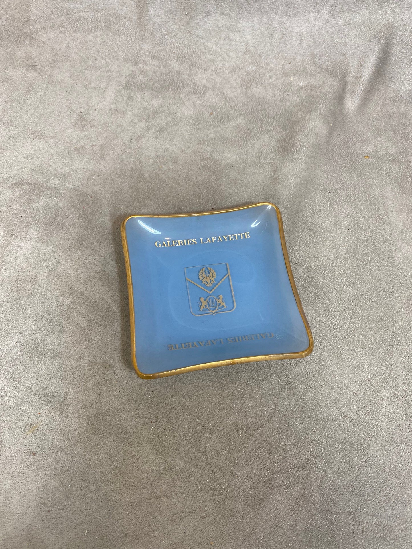 Advertising ashtray Galeries Lafayette Made in France Vintage 1980