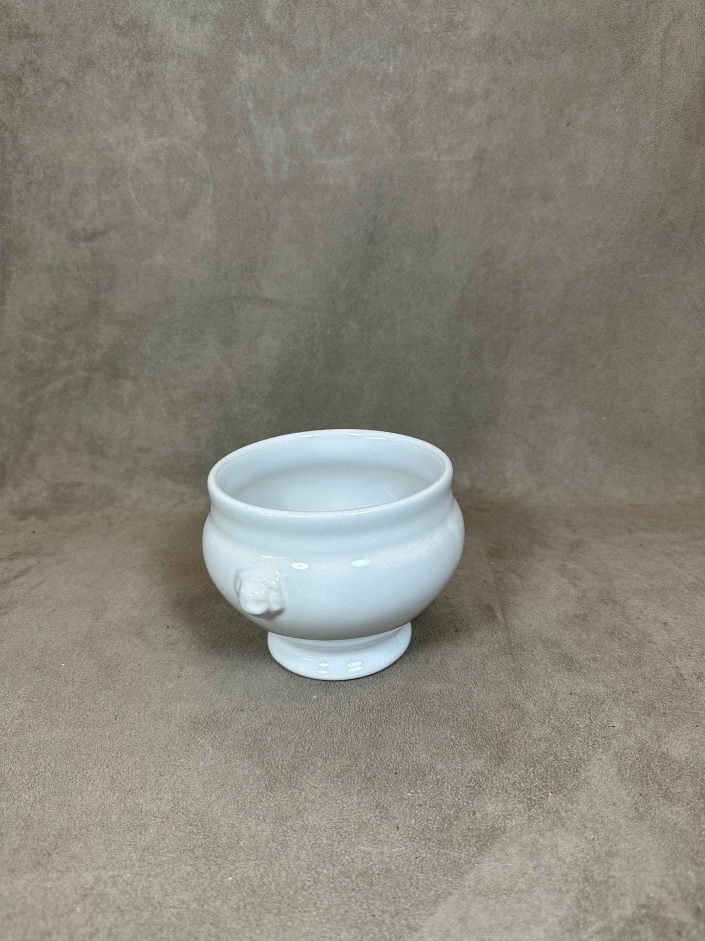 Emile Henry Lion Head Onion Soup Bowl, Made in France, Vintage 1980