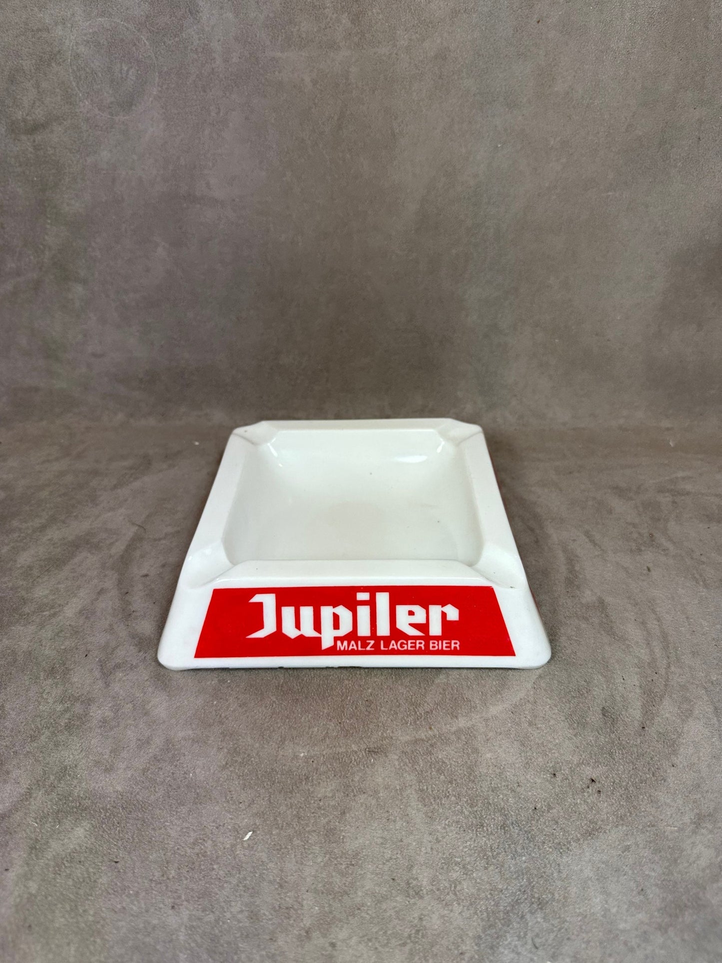 Werbeaschenbecher aus Opalex, Jupiler Bier, Made in France, Vintage 1980