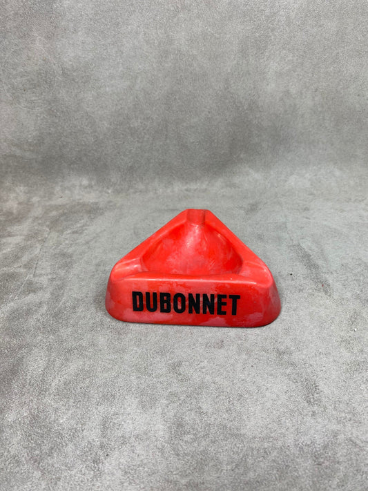 Advertising Ashtray in Ivorex, Dubonnet, Made in France, Vintage 1980