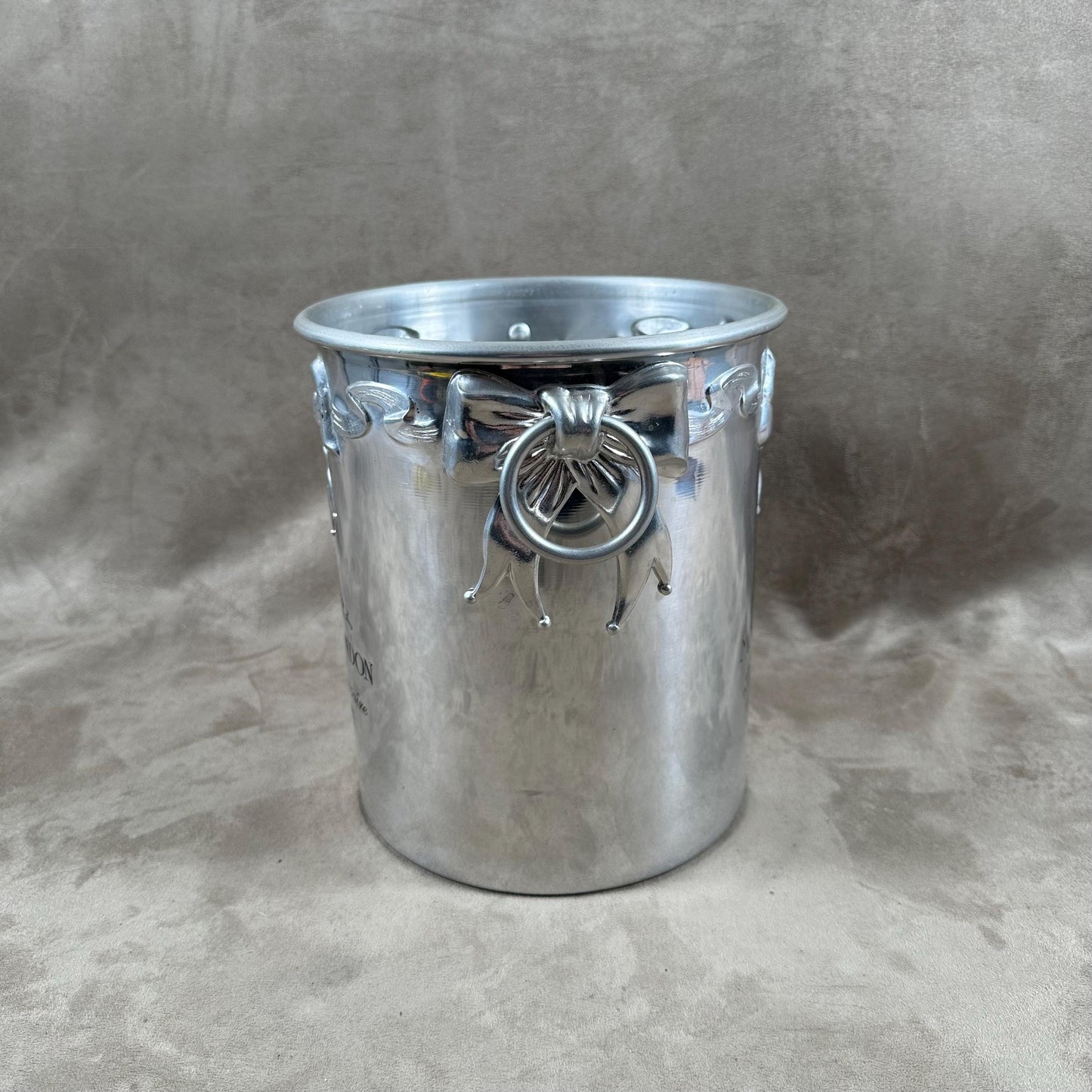 VERY RARE Möet &amp; Chandon aluminum champagne bucket special edition 250th Anniversary vintage 1970 Made in France