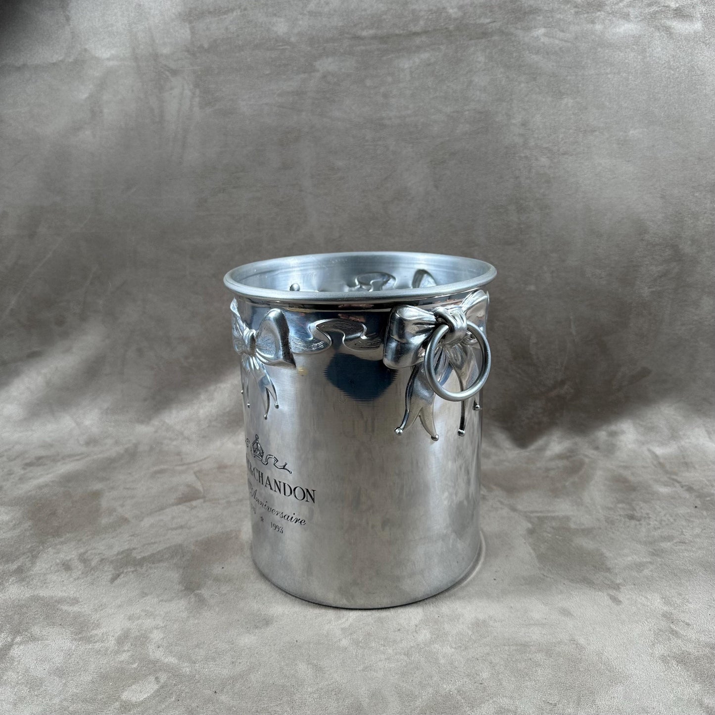 VERY RARE Möet &amp; Chandon aluminum champagne bucket special edition 250th Anniversary vintage 1970 Made in France