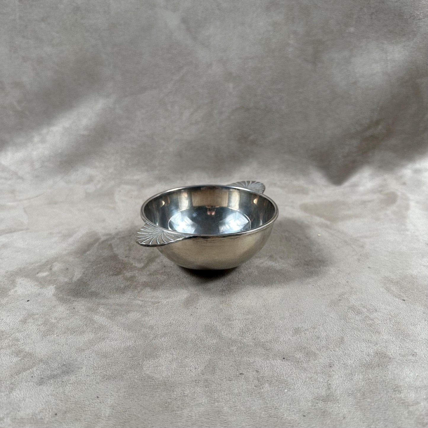 Small Silver Metal Bowl, Goldsmith's Hallmark, Made in France, Vintage 1900