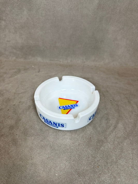 Glass Advertising Ashtray, Casanis Le Pastis, Made in France, Vintage 1980