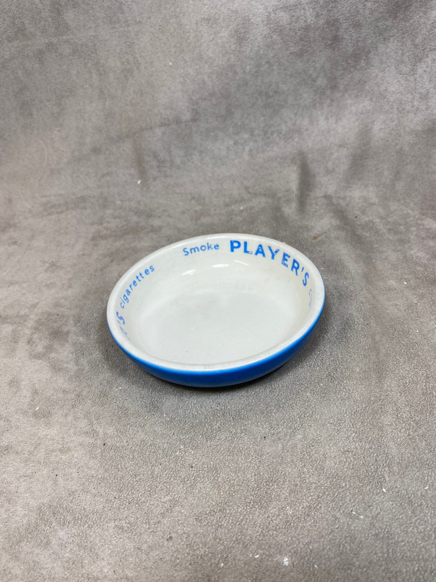 Cendrier en Porcelaine, Player's cigarettes, par Empire Porcelain Company, Made in England, Vintage 1980