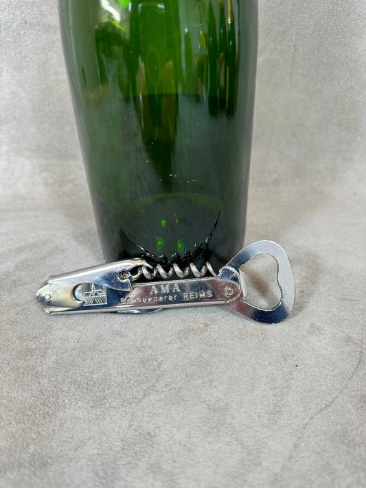 Metal Advertising Lemonade, AMA Roederer Reims Cooperative, Made in France, Vintage 1970