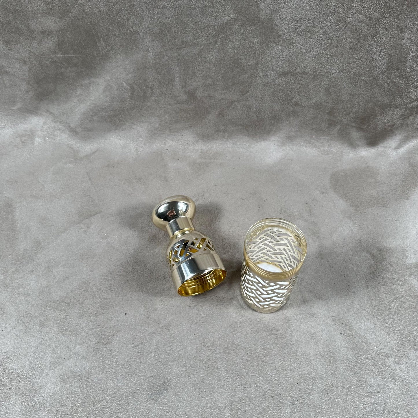 Guerlain Paris Vintage Reusable Empty Travel Perfume Bottle Case