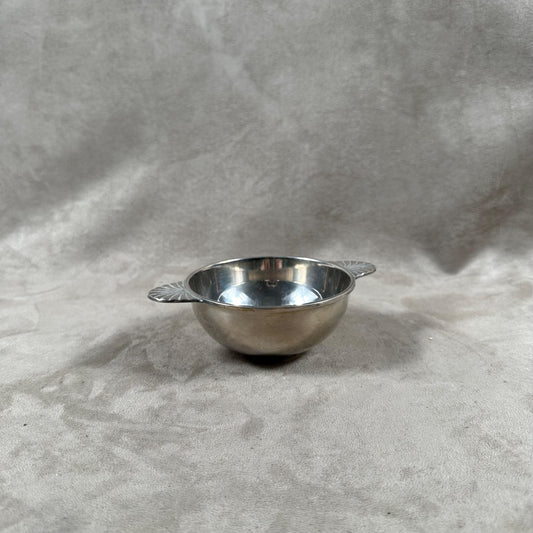 Small Silver Metal Bowl, Goldsmith's Hallmark, Made in France, Vintage 1900