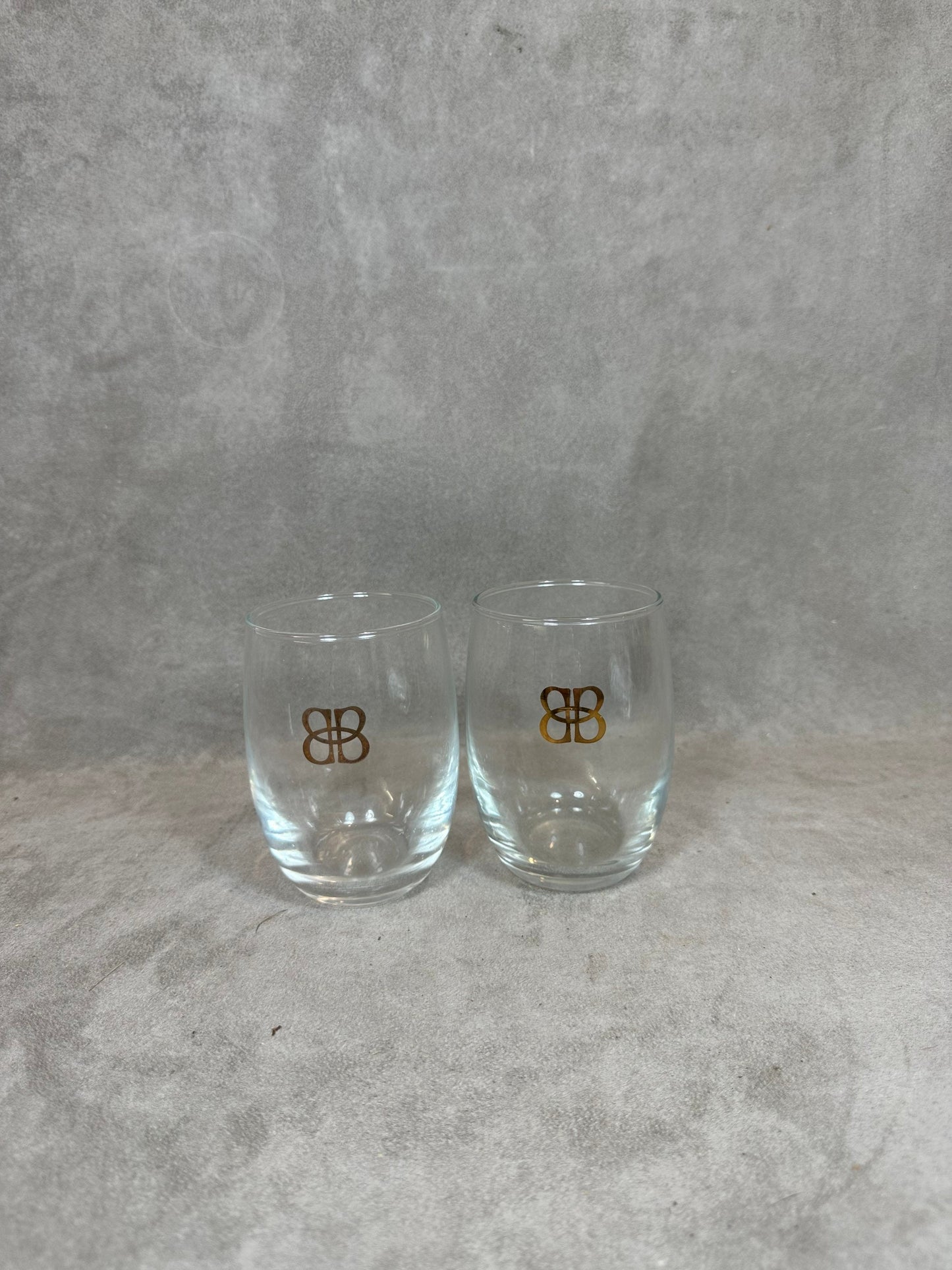 Lot de 2 Verres à Whisky Baileys Crème de Whisky Made in France Vintage 1990