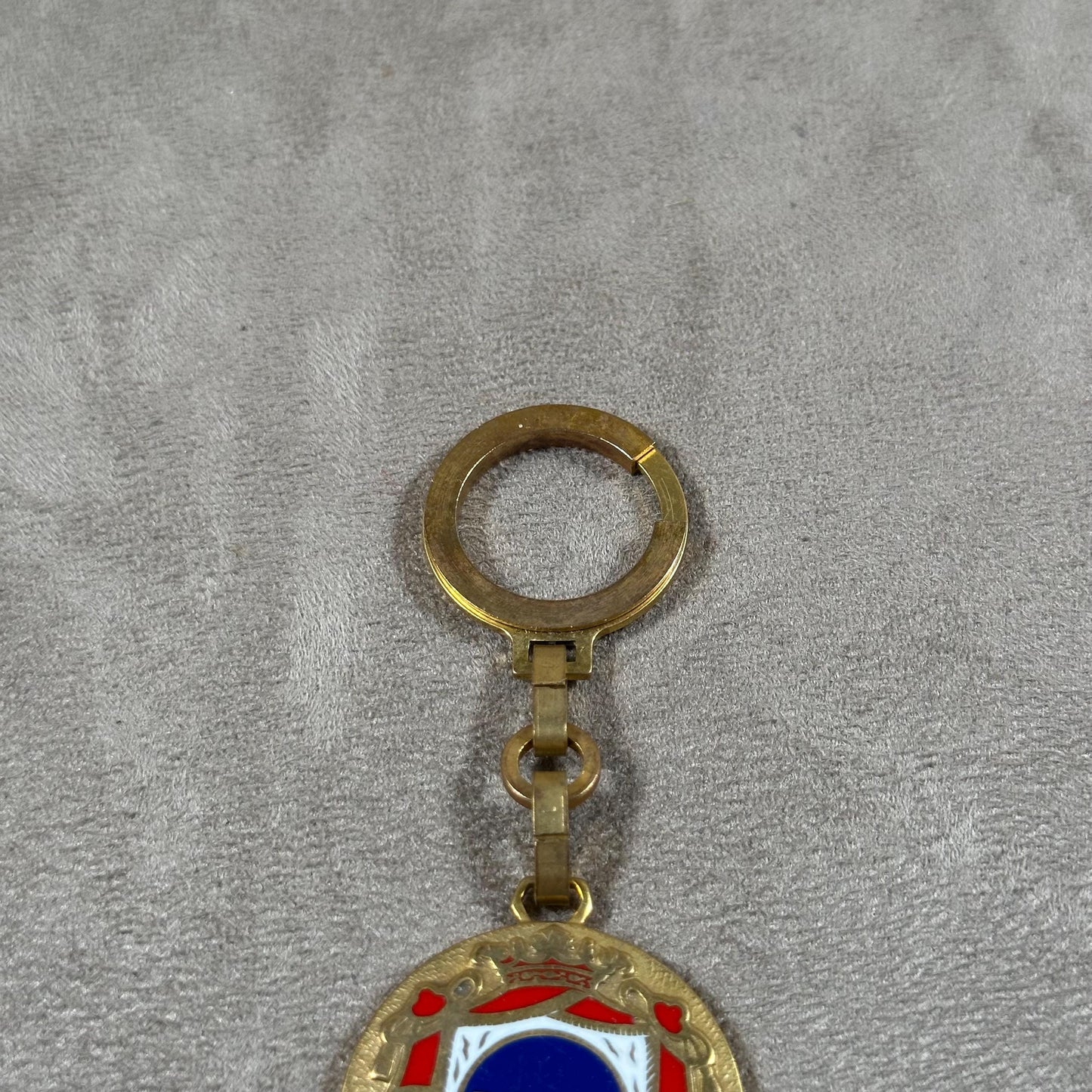 Porte clés Deutz en métal vintage Made in France Années 1980