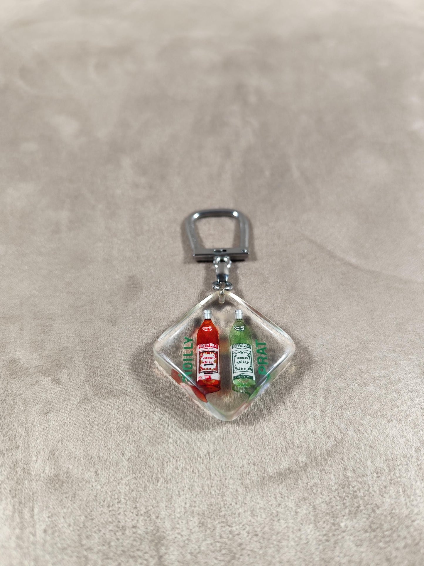 Porte clés Bourbon à bulle Noilly Prat Vermouth Made in France Vintage 1970