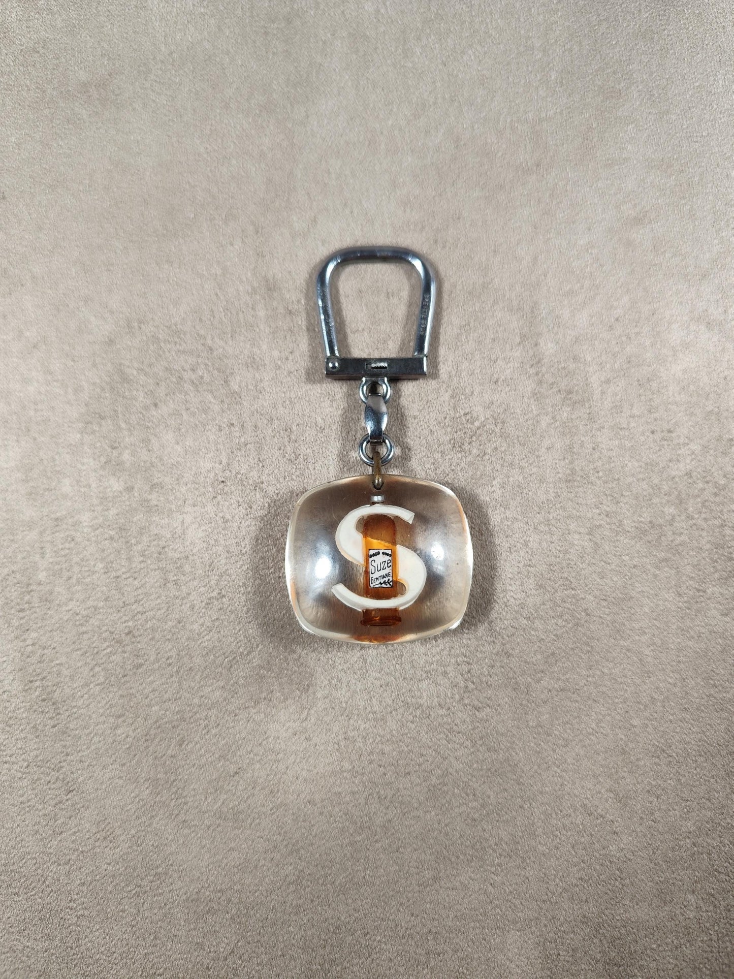 Porte clés Bourbon à bulle Suze Made in France Vintage 1970