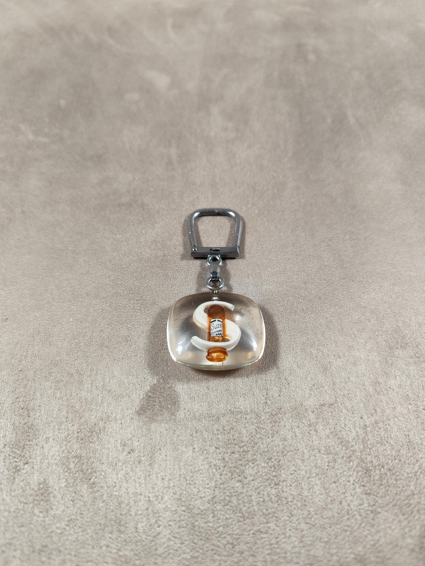 Porte clés Bourbon à bulle Suze Made in France Vintage 1970