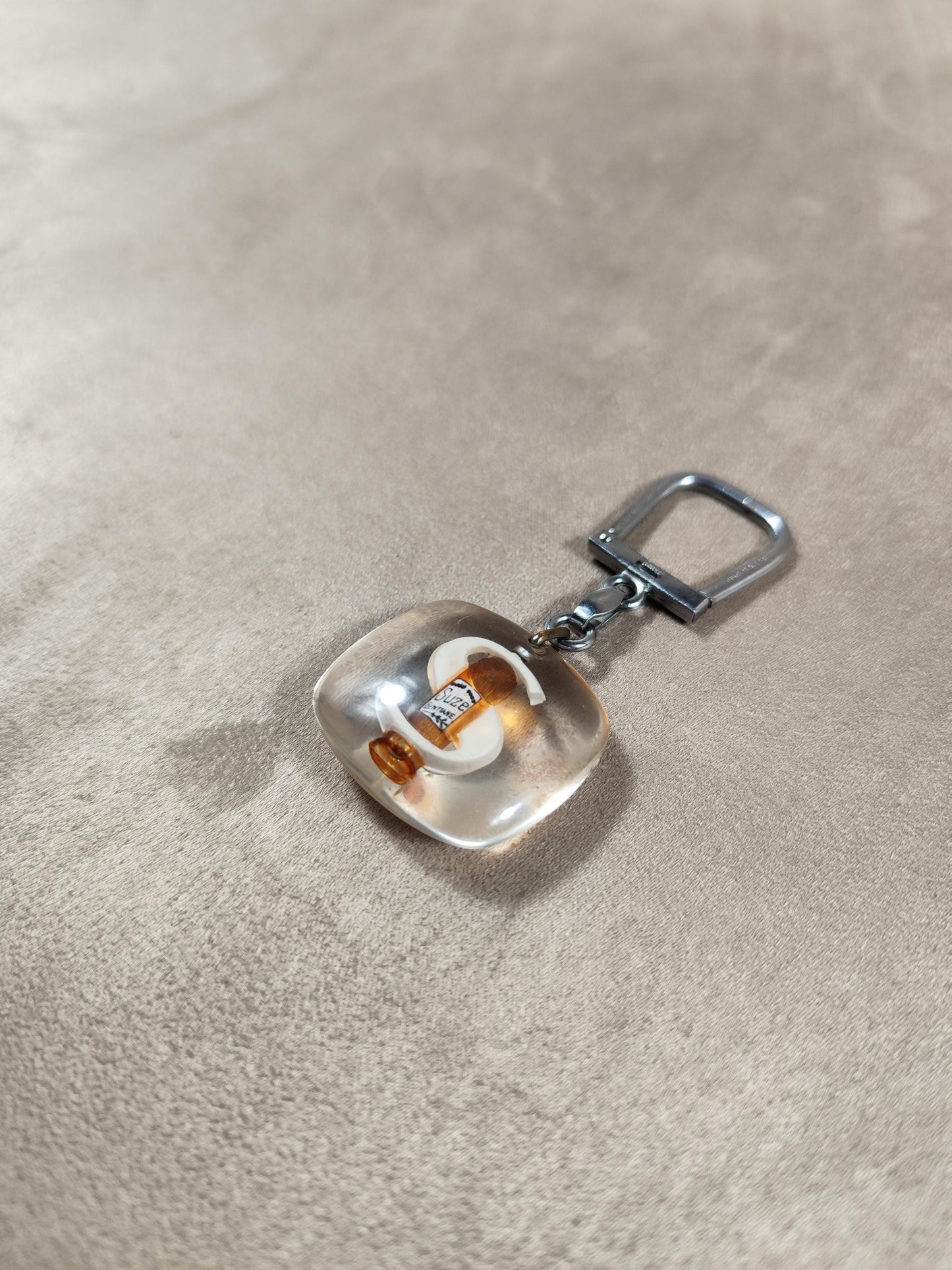 Porte clés Bourbon à bulle Suze Made in France Vintage 1970