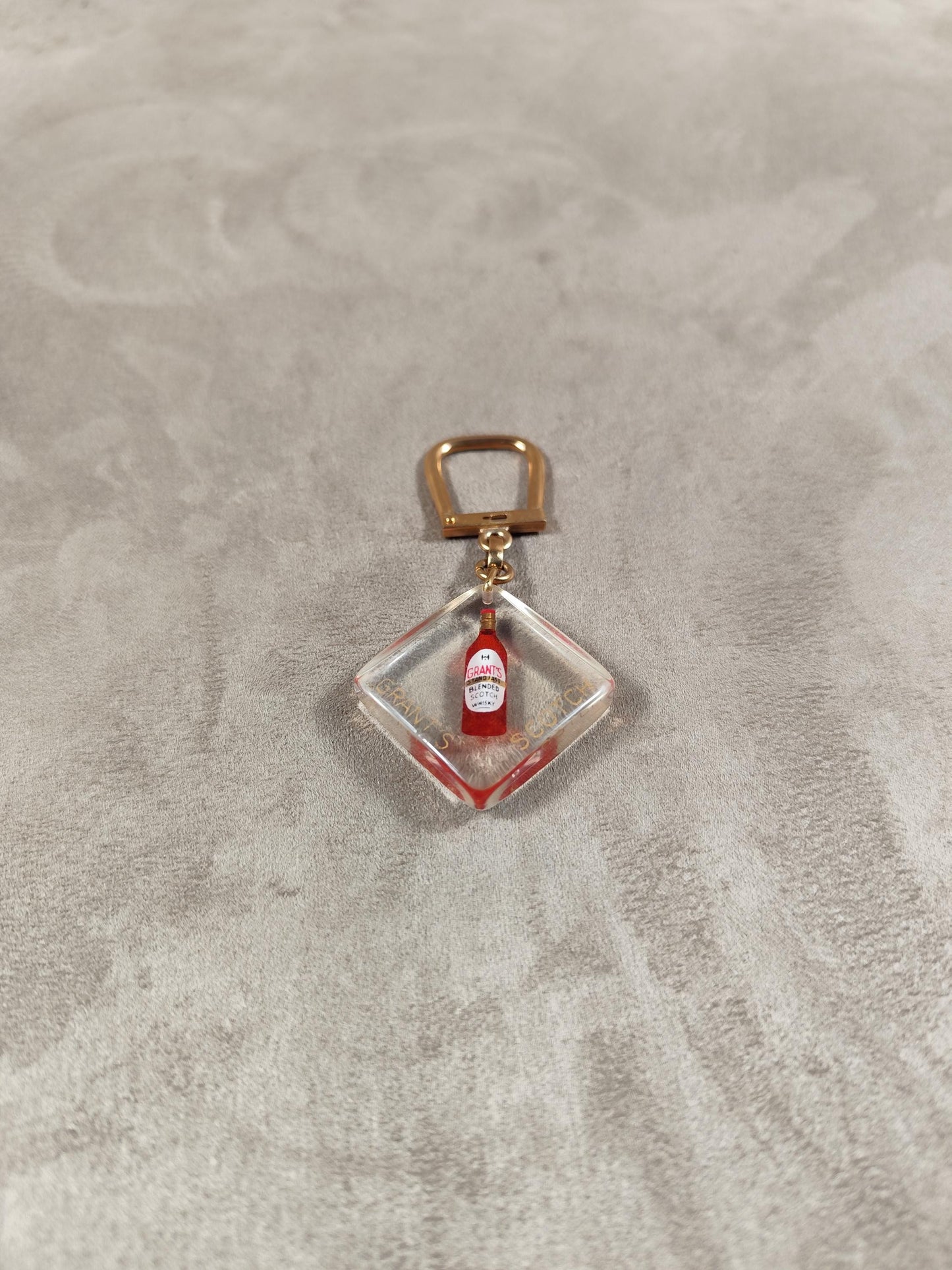 Porte clés Bourbon à bulle Grant's Scotch Whisky Made in France Vintage 1970