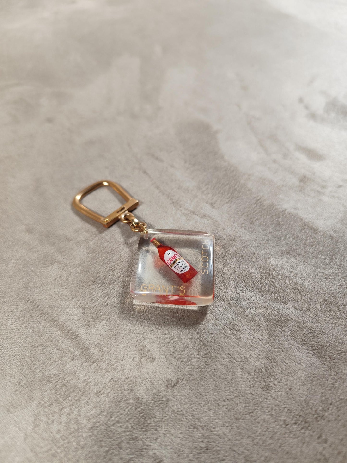 Porte clés Bourbon à bulle Grant's Scotch Whisky Made in France Vintage 1970