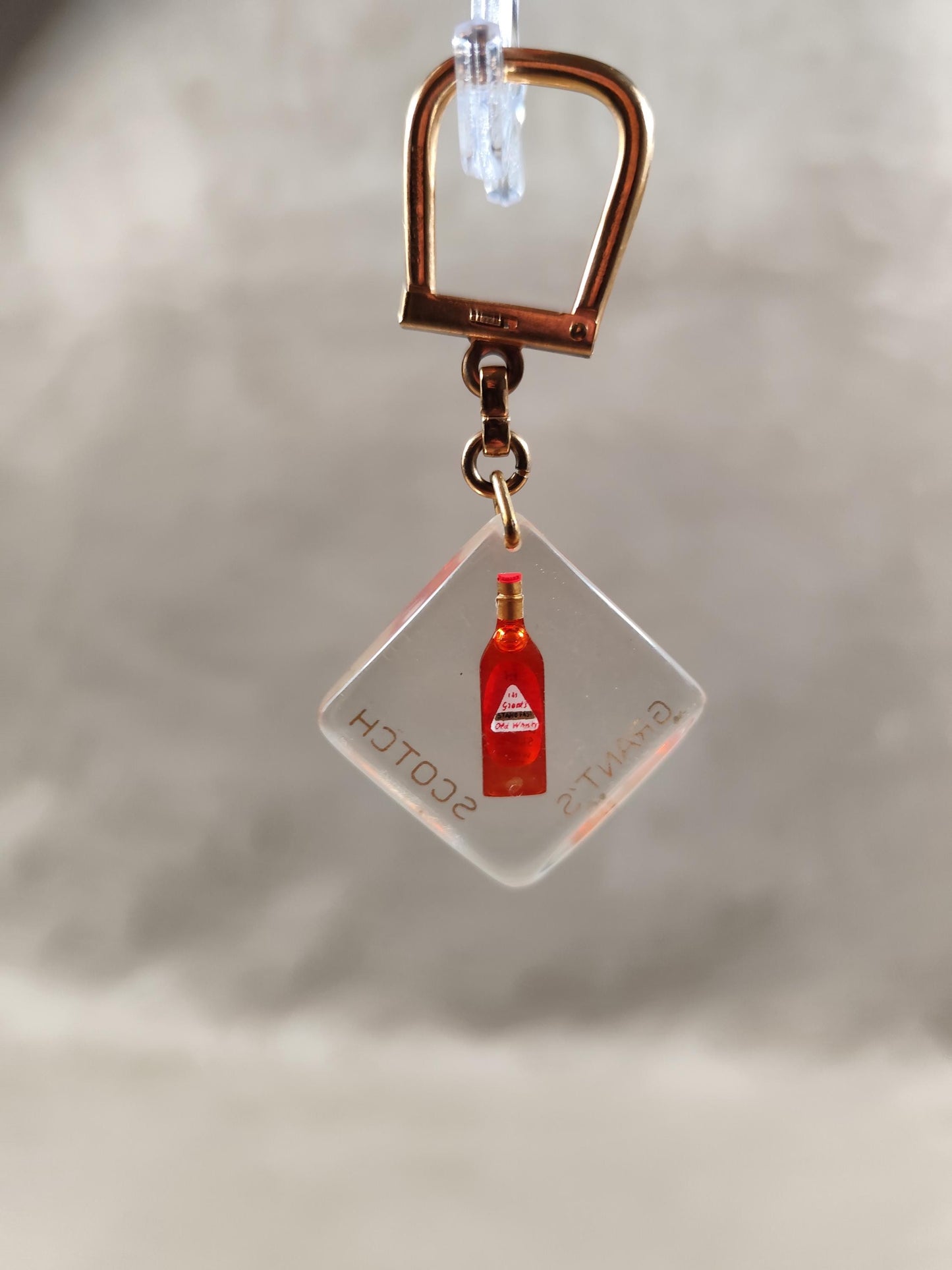 Porte clés Bourbon à bulle Grant's Scotch Whisky Made in France Vintage 1970