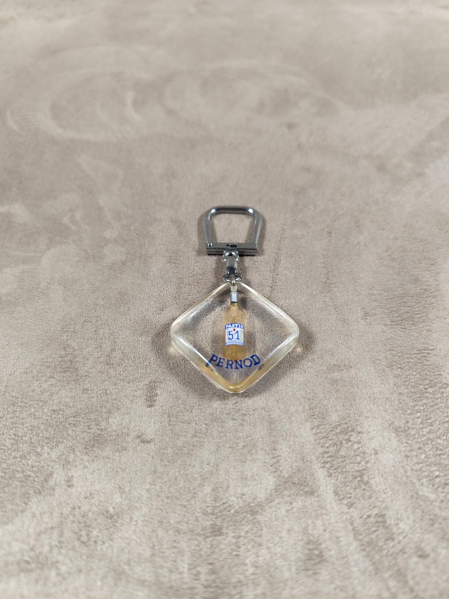 Porte clés Bourbon à bulle Pernod Pastis 51 Made in France Vintage 1970