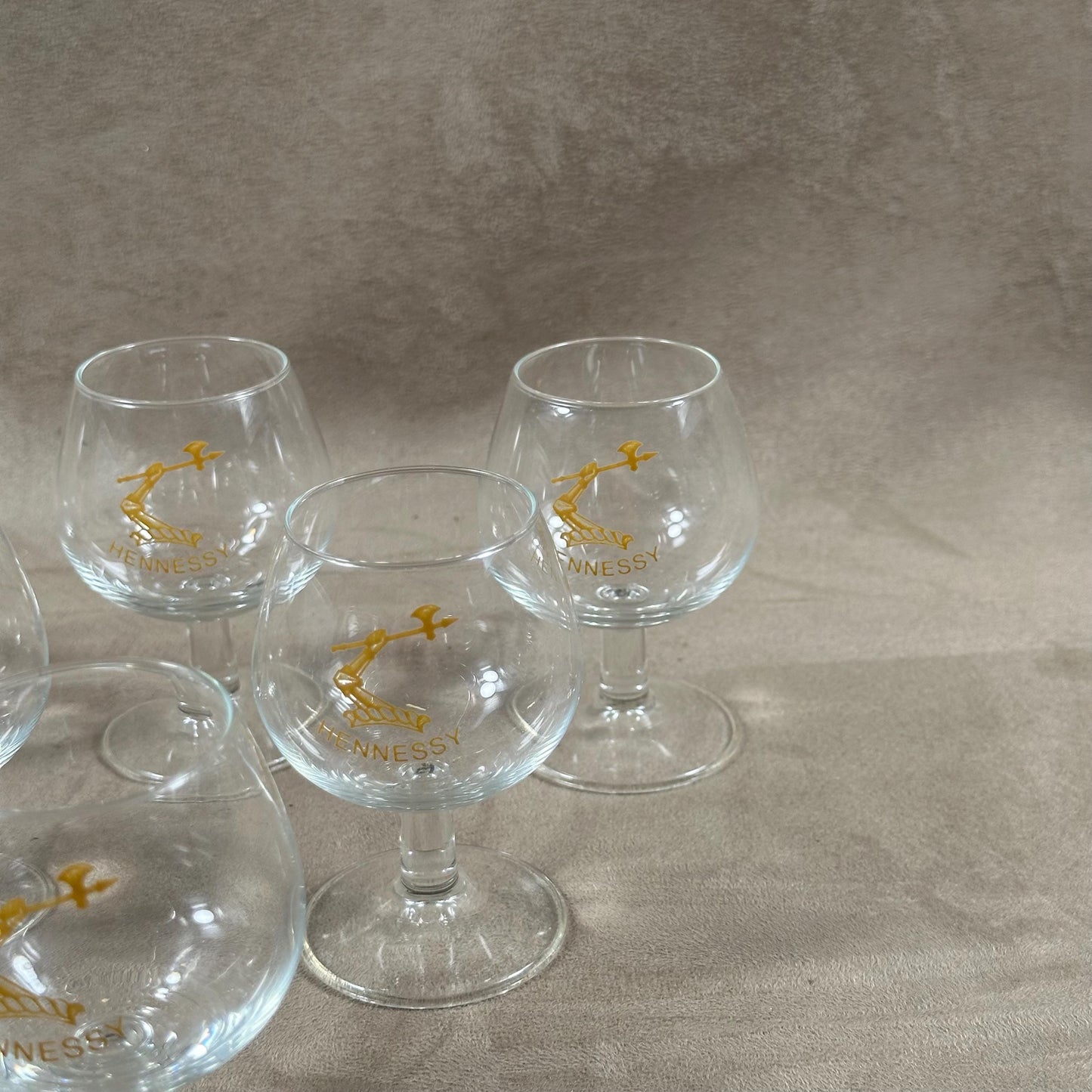 Lot de 6 Verres Hennessy vintage Made in France