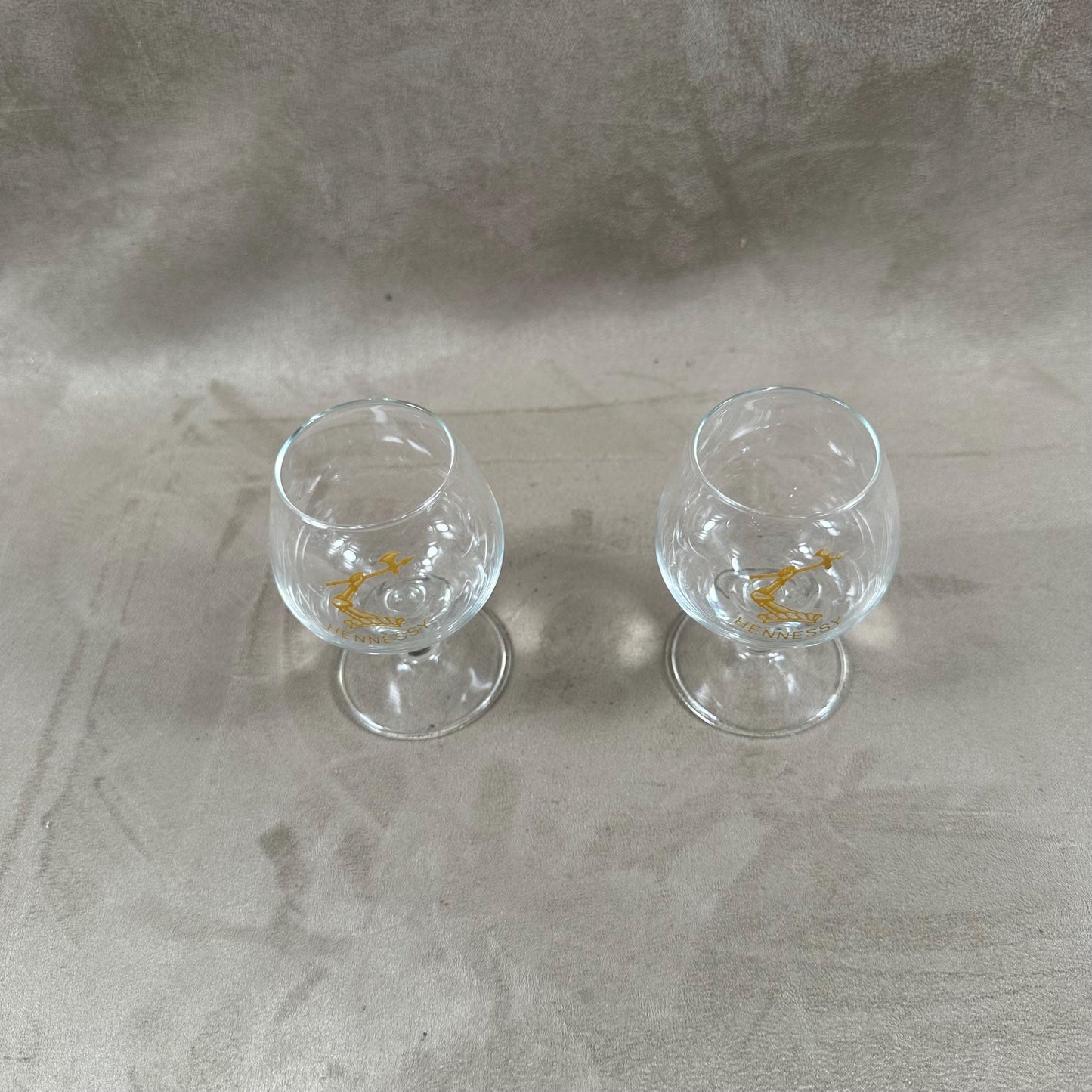Lot de 2 Verres Hennessy vintage Made in France