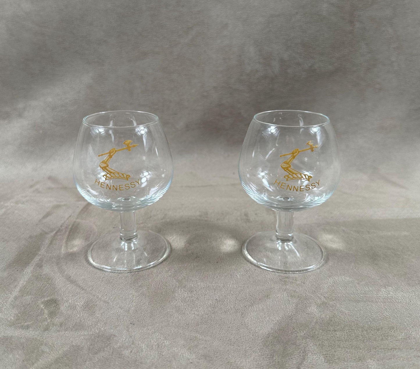 Lot de 2 Verres Hennessy vintage Made in France