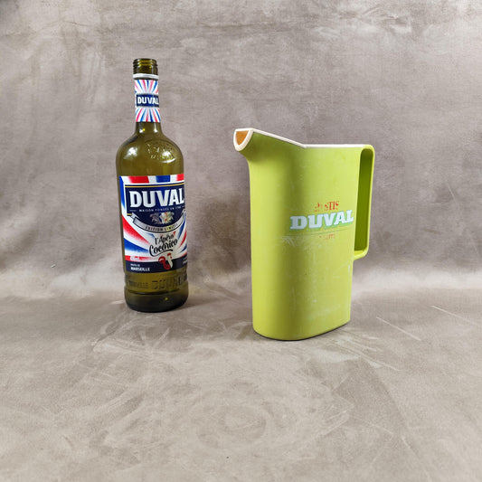 Pichet Pastis Duval Anisette en plastique Made in France Vintage 1970