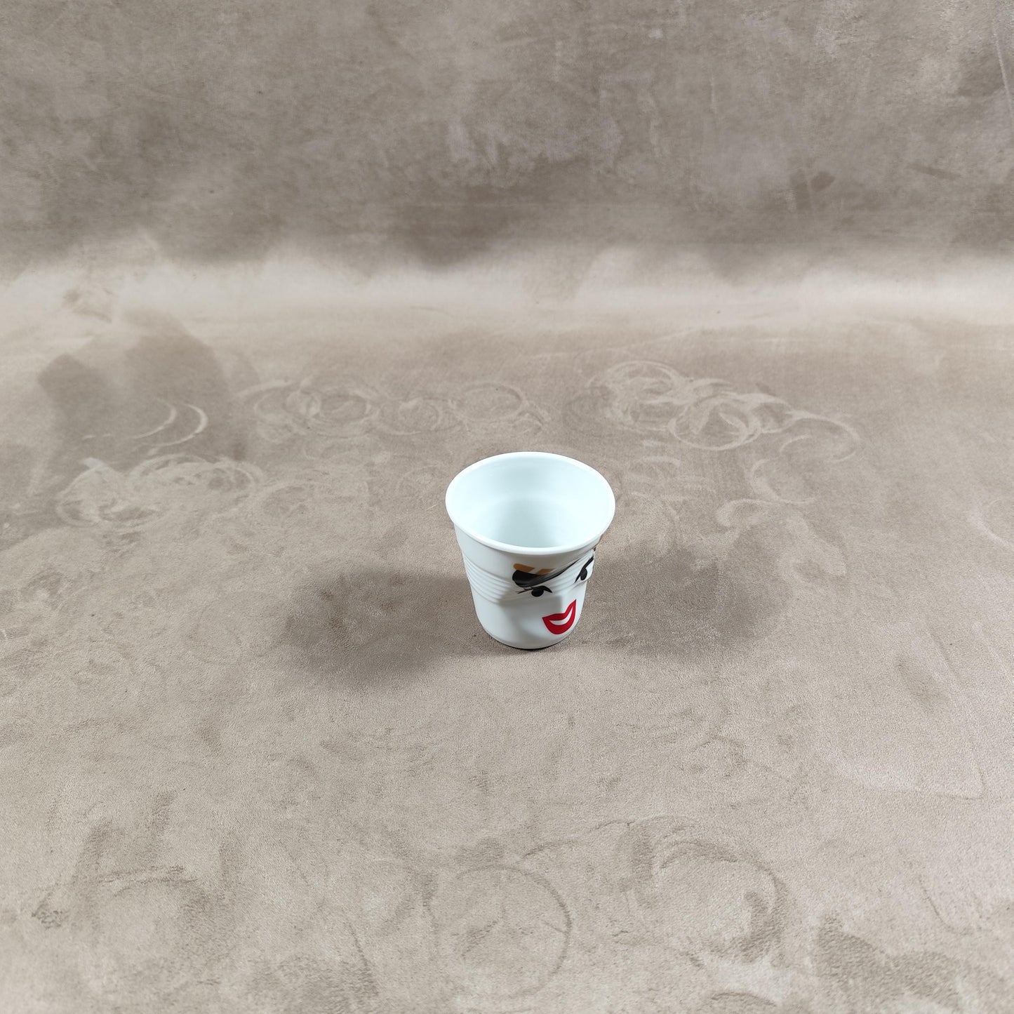 Gobelet Froissé REVOL édition Monsieur et Madame en céramique, Made in France, Vintage 2000