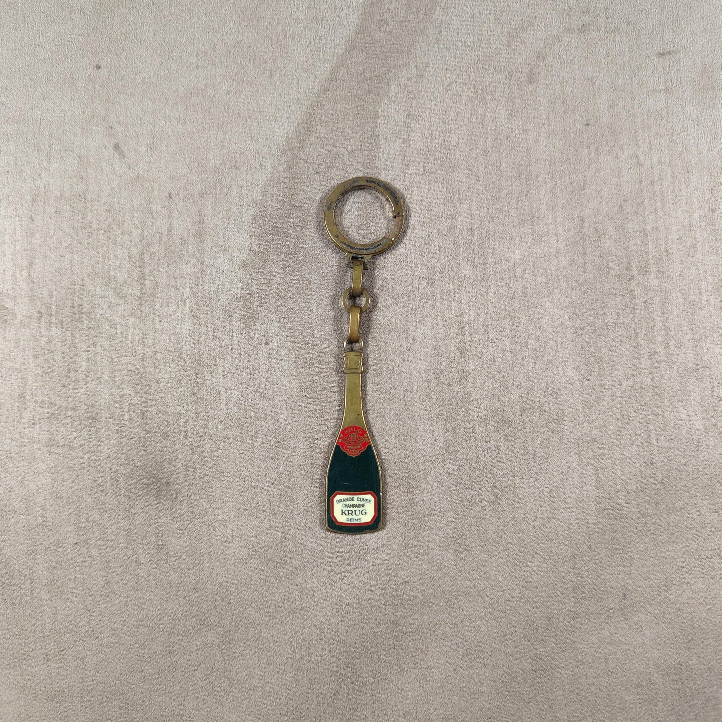 Porte clés Krug en acier Made in France Années 1980