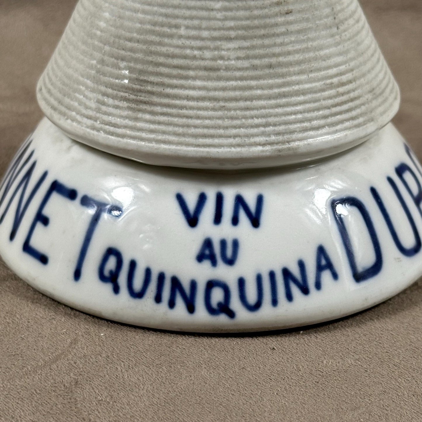 VERY RARE Pyrogène Dubonnet vintage Grand Prix 1900 en faience ancienne par "Le Pyrogène" Made in France 1900