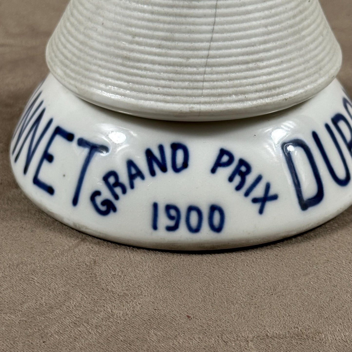VERY RARE Pyrogène Dubonnet vintage Grand Prix 1900 en faience ancienne par "Le Pyrogène" Made in France 1900
