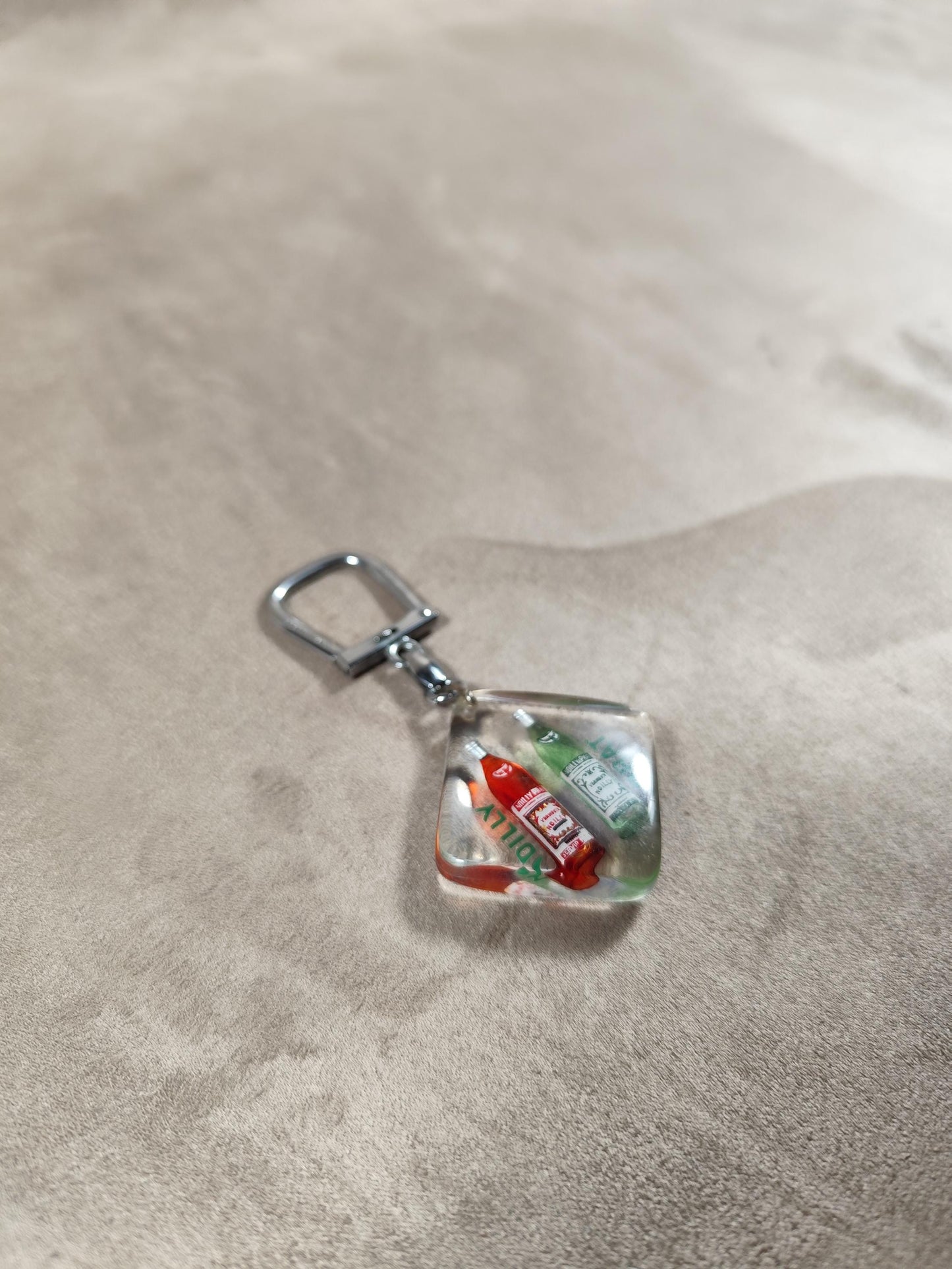 Porte clés Bourbon à bulle Noilly Prat Vermouth Made in France Vintage 1970