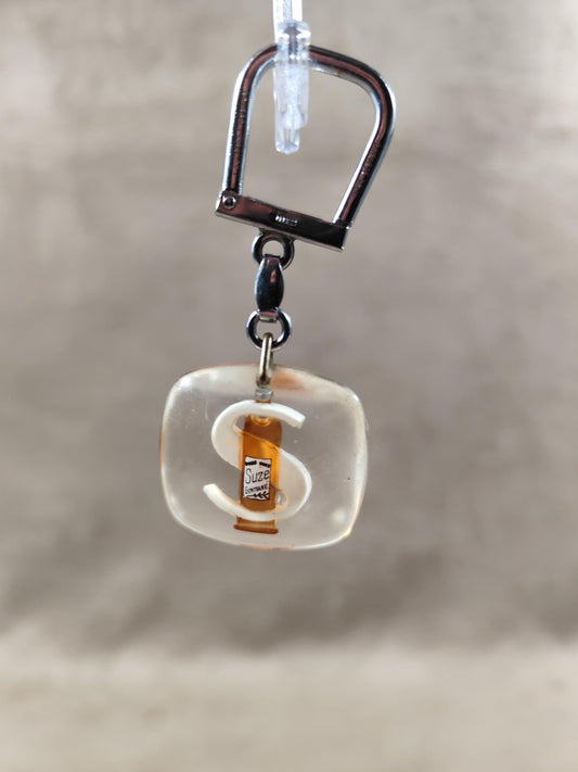 Porte clés Bourbon à bulle Suze Made in France Vintage 1970