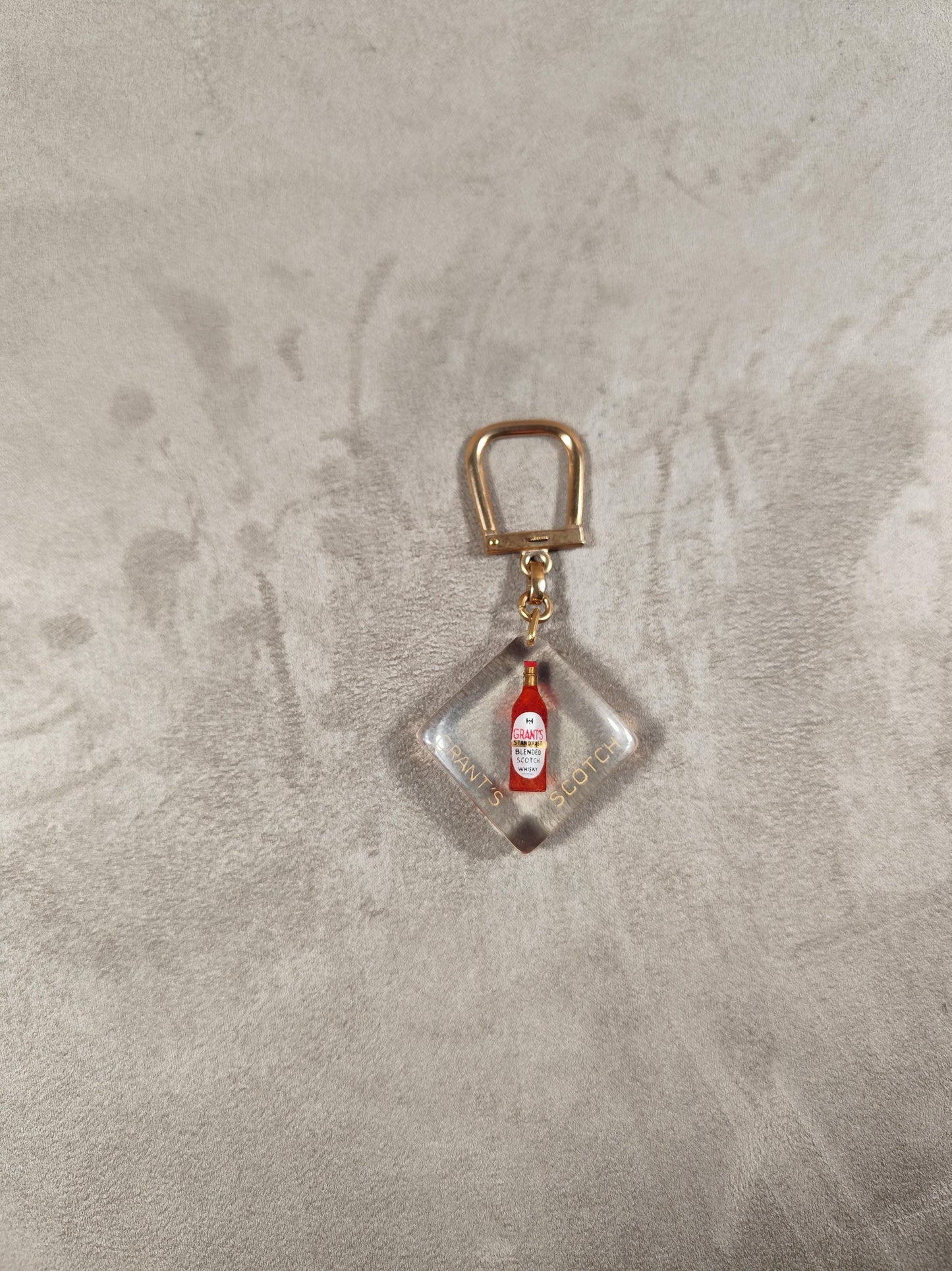 Porte clés Bourbon à bulle Grant's Scotch Whisky Made in France Vintage 1970