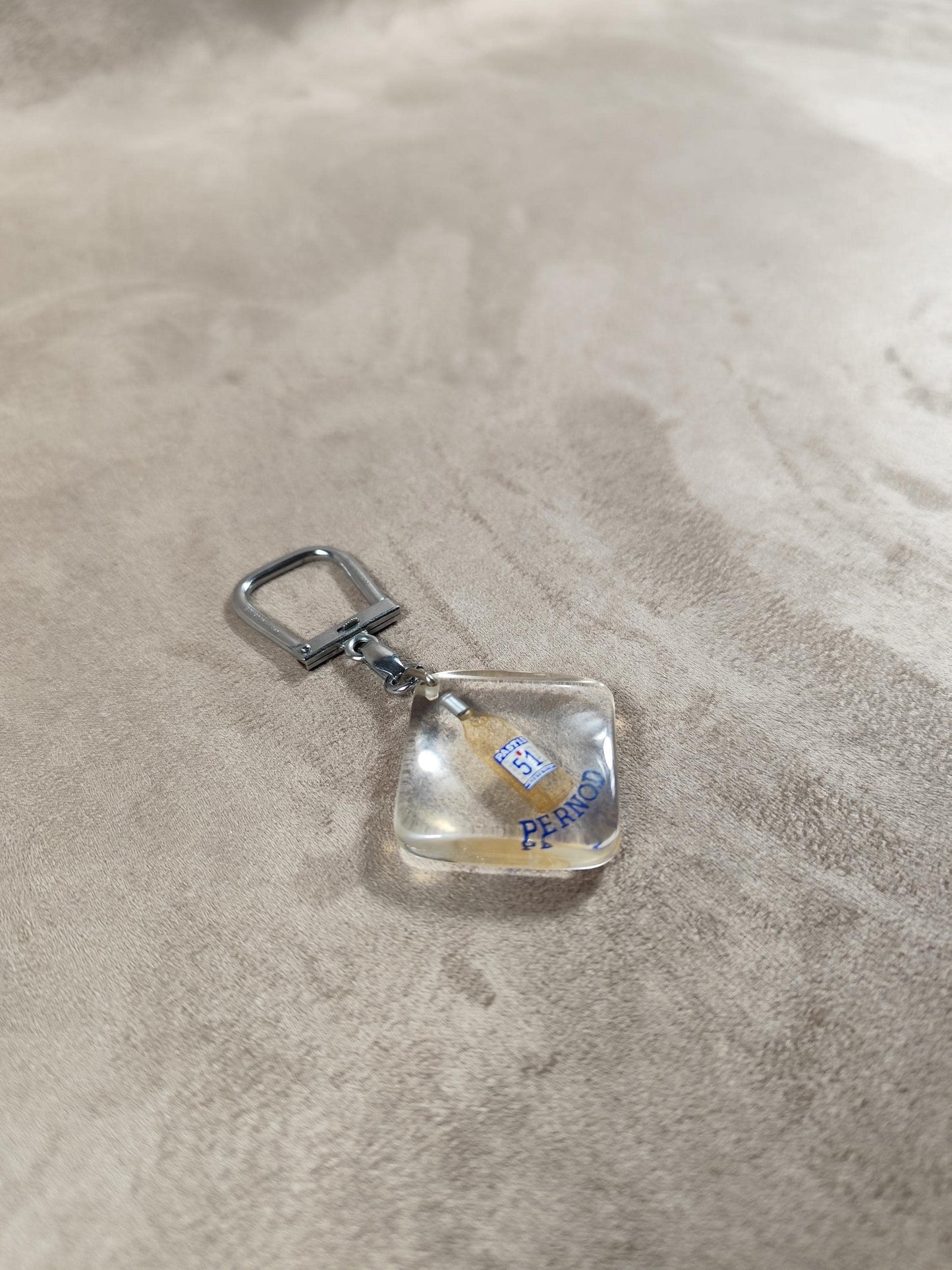 Porte clés Bourbon à bulle Pernod Pastis 51 Made in France Vintage 1970