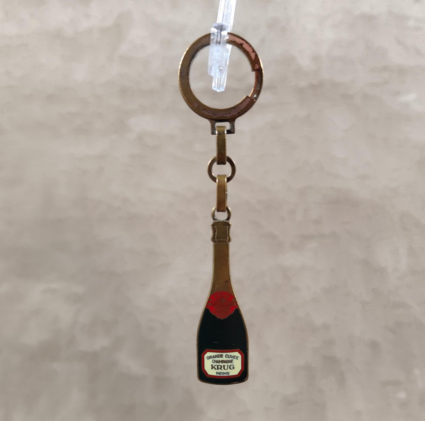 Porte clés Krug en acier Made in France Années 1980