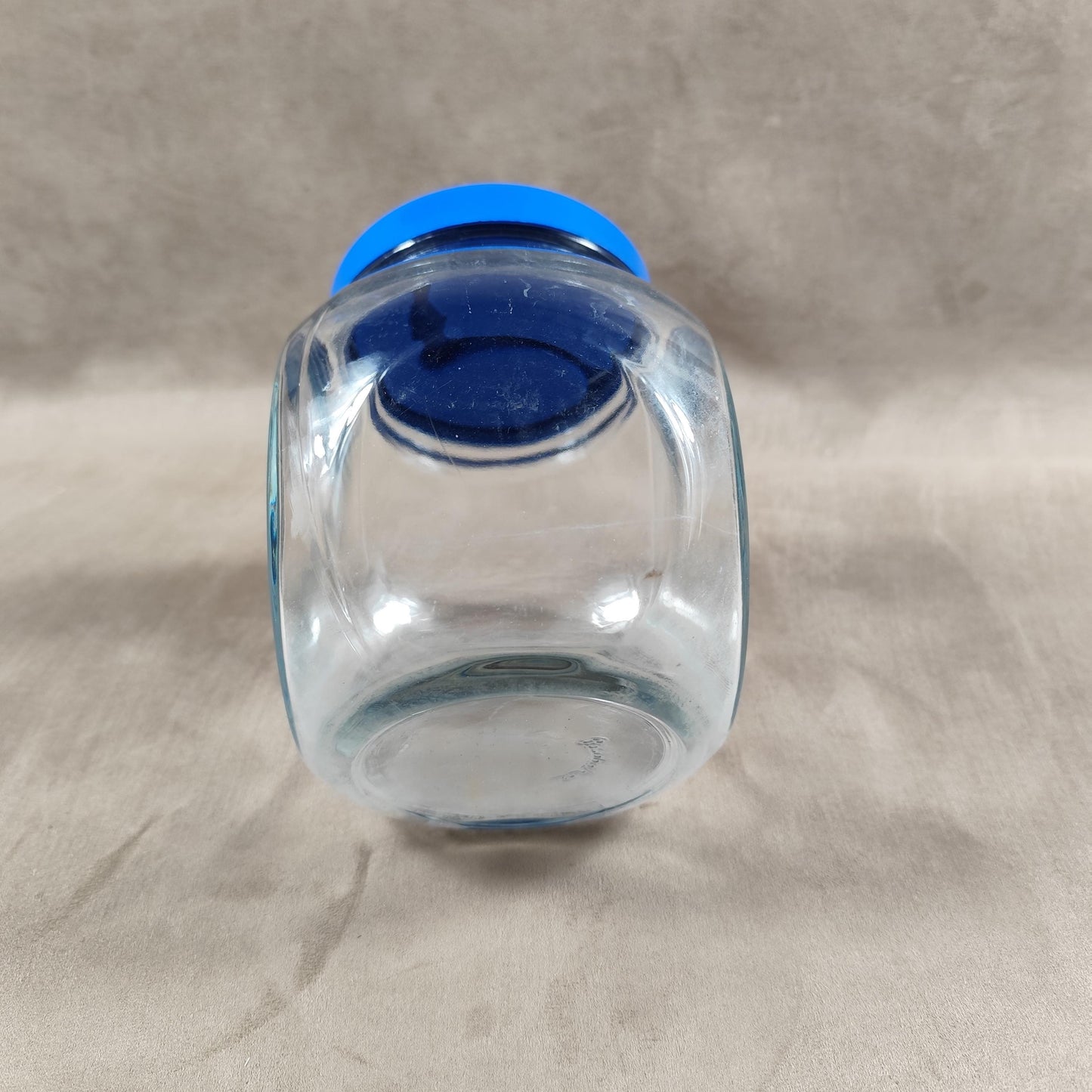 Bonbonnière Pasabahce , Bocal à biscuit en verre Made in Italy Vintage 1980
