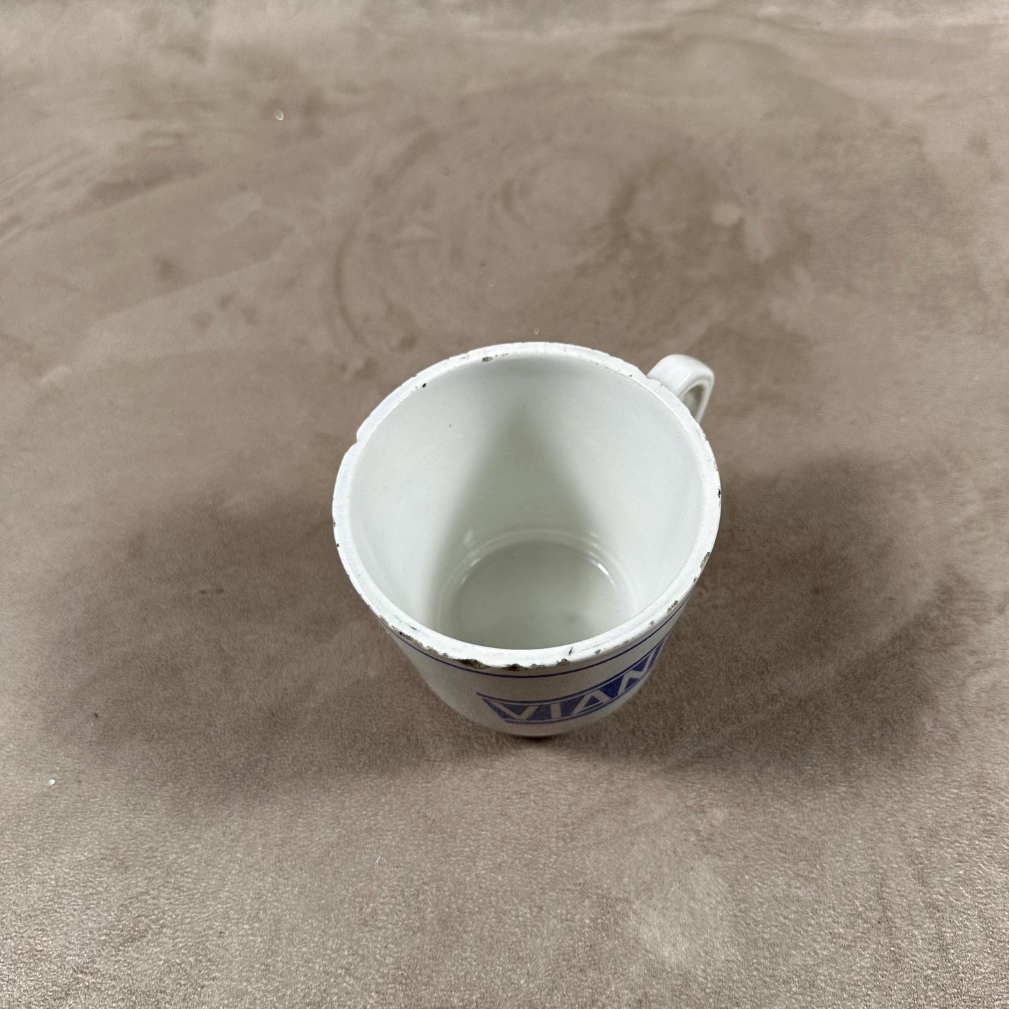 RARE Tasse Viandox en faience vintage Made in France Années 1950