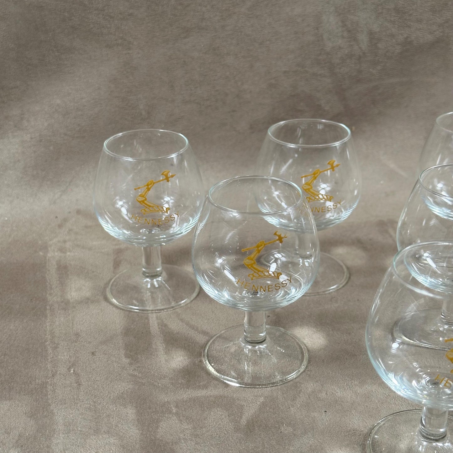 Lot de 6 Verres Hennessy vintage Made in France