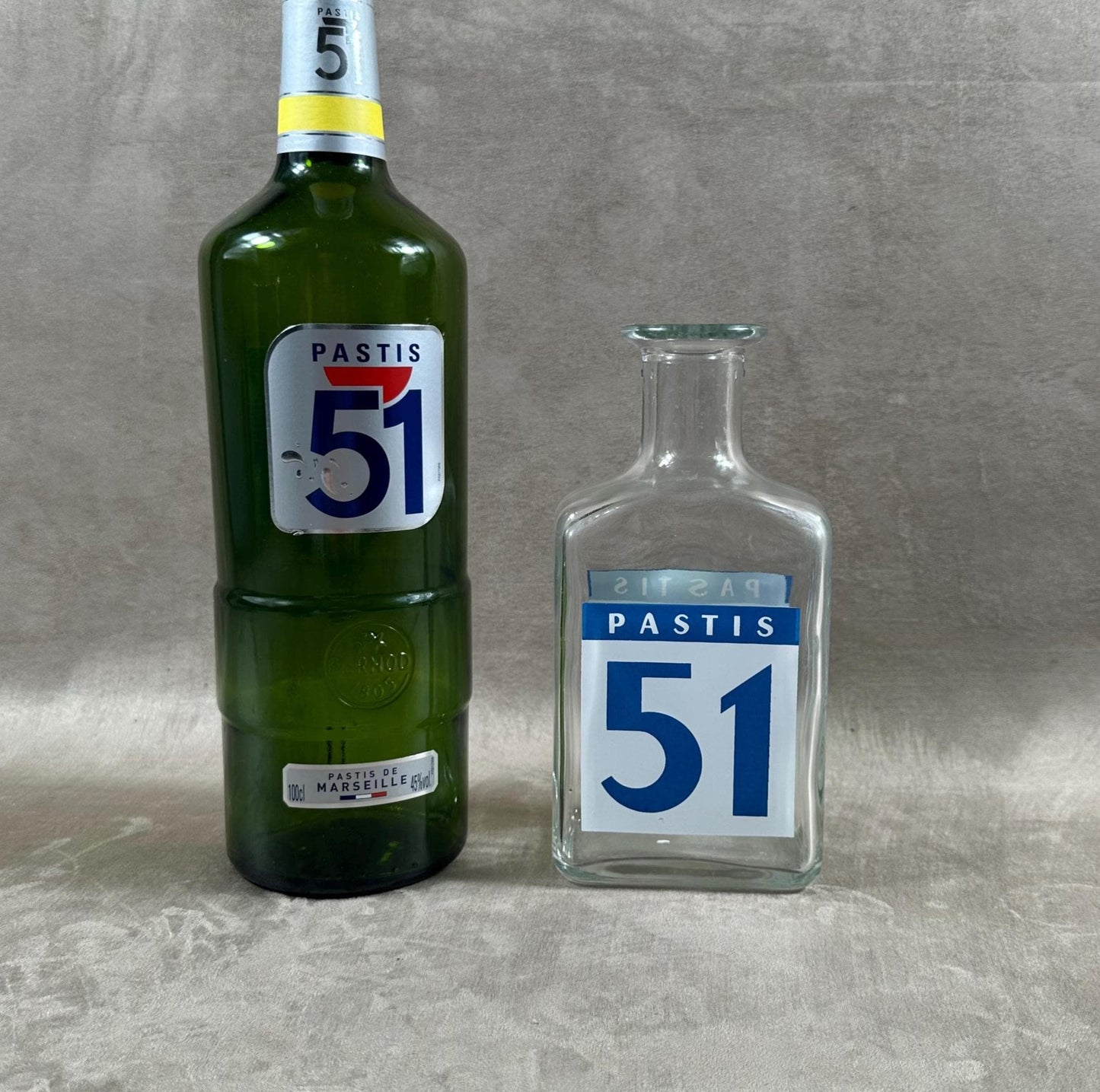 Pichet Pastis 51  Pichet à eau en verre vintage retro Made in France Années 1970