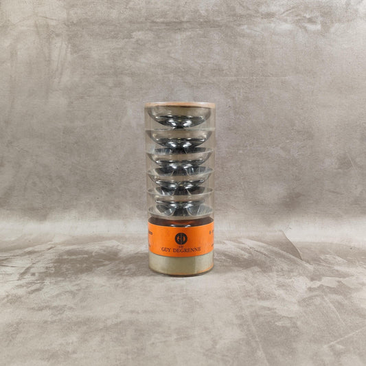 Lot de 6 coupes à glace Guy Degrenne en inox 18/10 vintage Made in France Vintage 1980