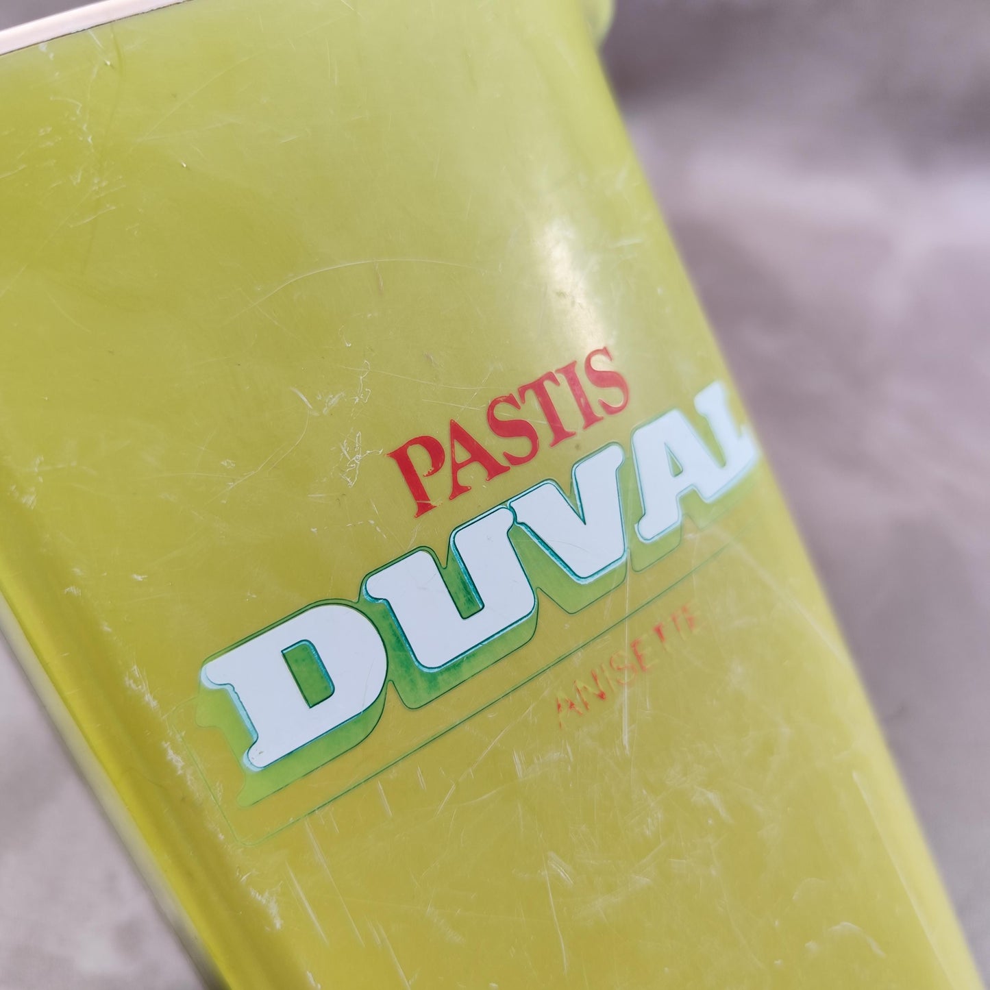 Pichet Pastis Duval Anisette en plastique Made in France Vintage 1970