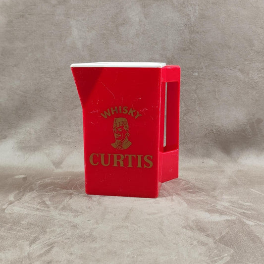 Pichet en plastique Whisky Curtis Made in France Vintage 1970